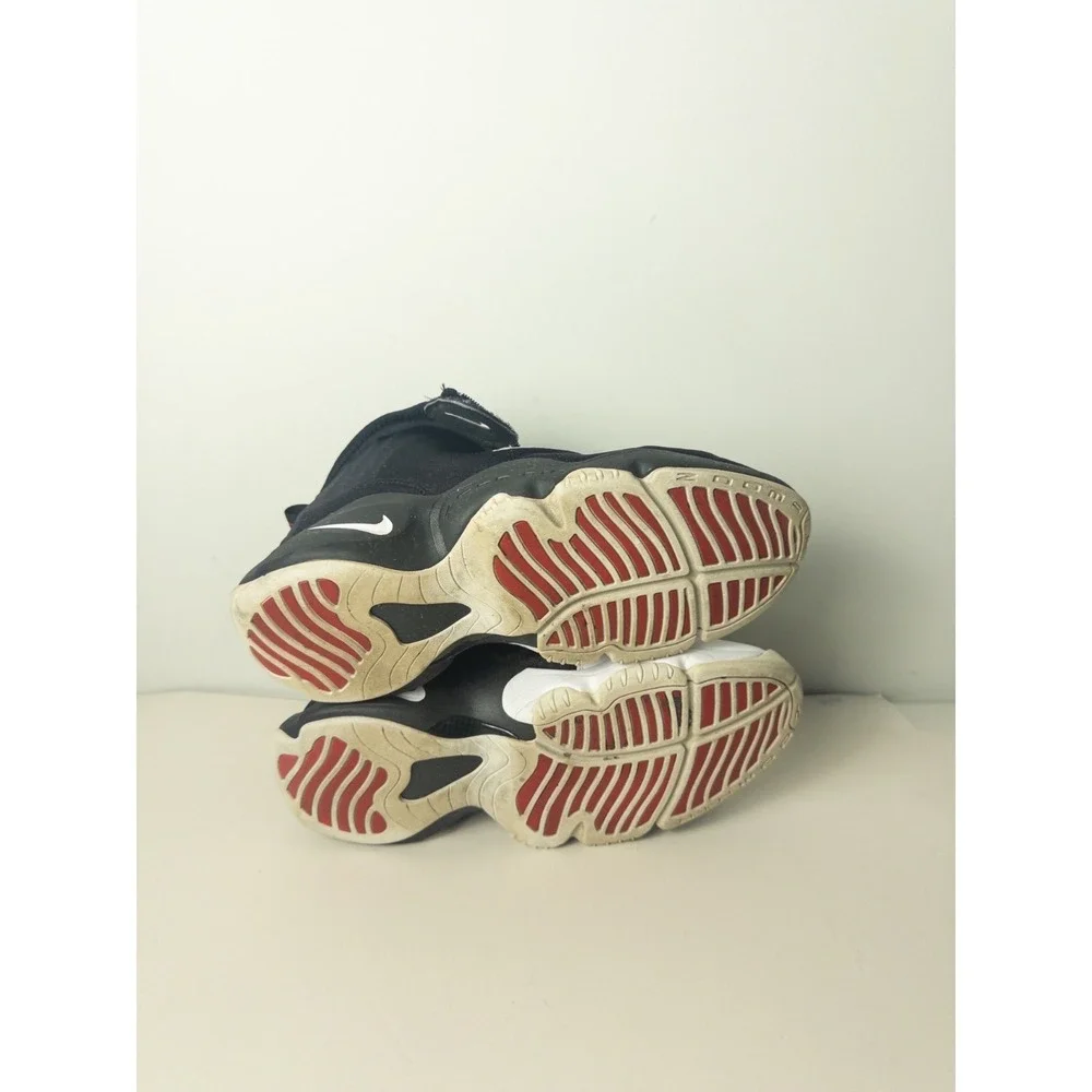 Nike Air Zoom Flight The Glove Gary Payton Black White Mens Size 13 Basketball